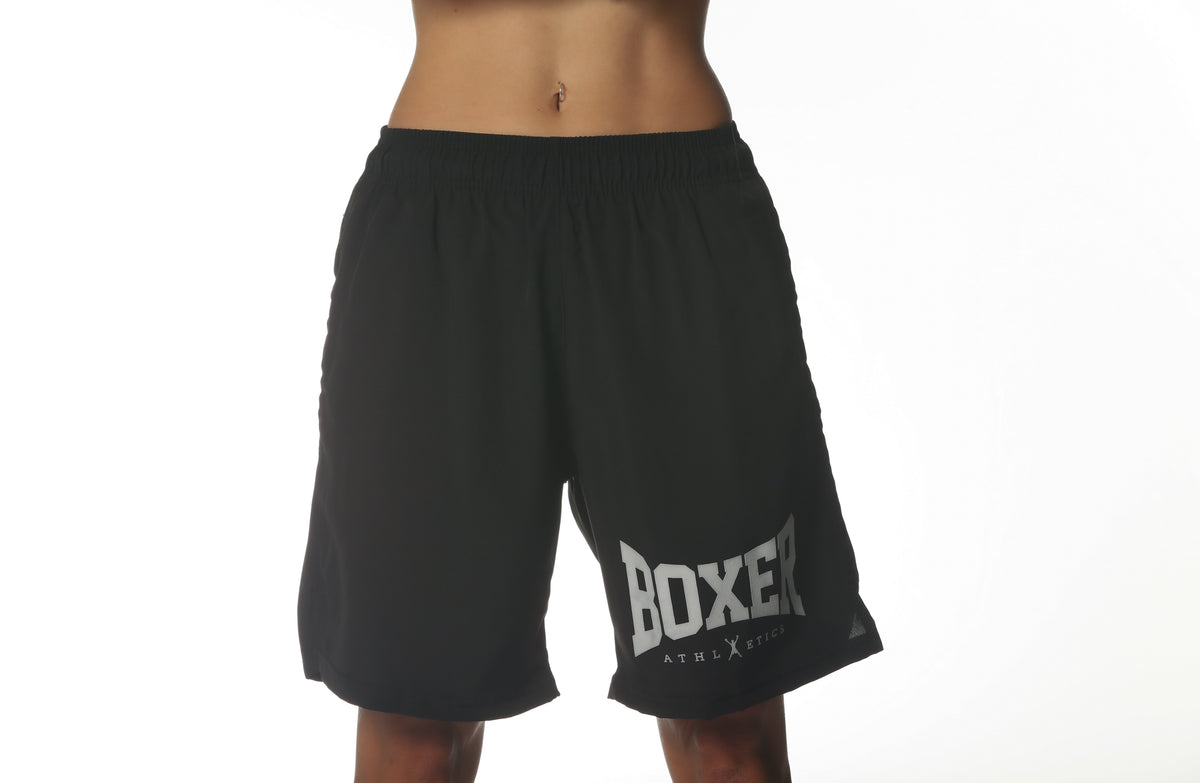 The Footwork Boxer Athletics Training Shorts Black