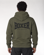 Boxer Athletics — Le sweat à capuche vert